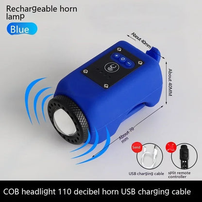 AUREVANT™2-in-1 Electronic Horn with Large Range Floodlight