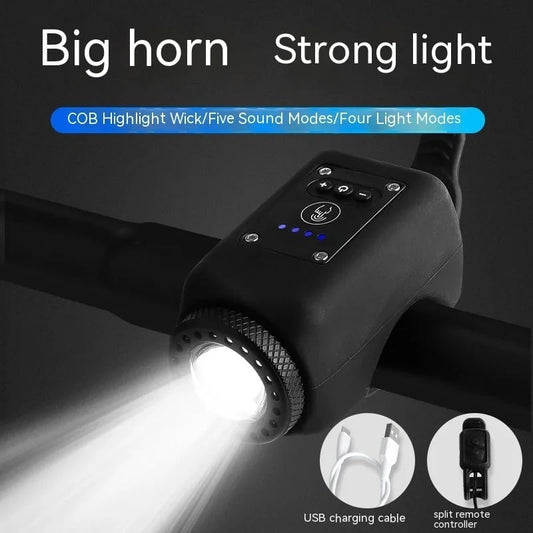 AUREVANT™2-in-1 Electronic Horn with Large Range Floodlight