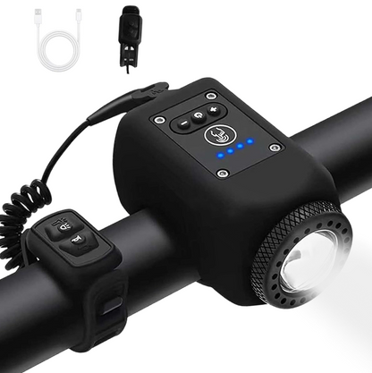 AUREVANT™2-in-1 Electronic Horn with Large Range Floodlight