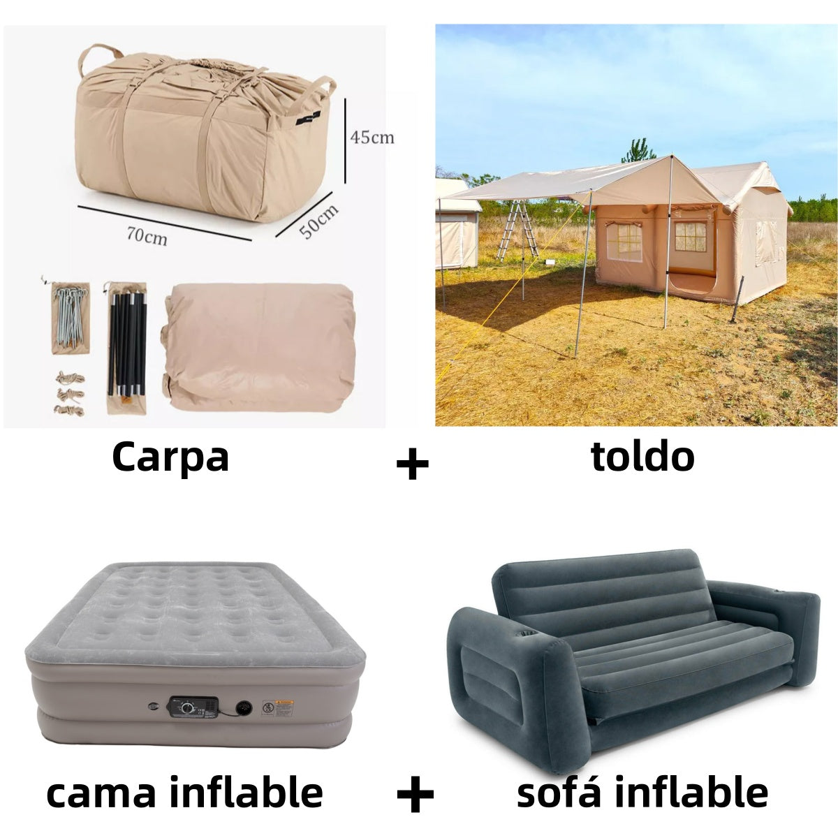 Havinoo™ Automatic Inflatable Camping Tent with Waterproof Oxford Cloth