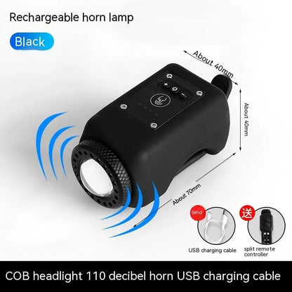 AUREVANT™2-in-1 Electronic Horn with Large Range Floodlight